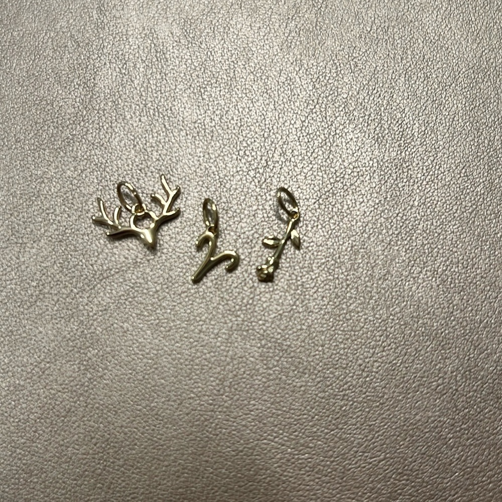 Uncommon James Charm’s (Aries zodiac, deer head, rose)